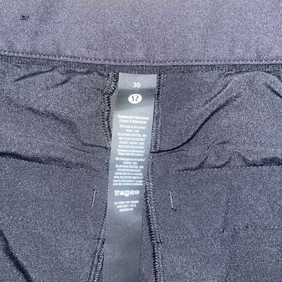 Lululemon ABC slim fit trouser black pants - Picture 4 of 5